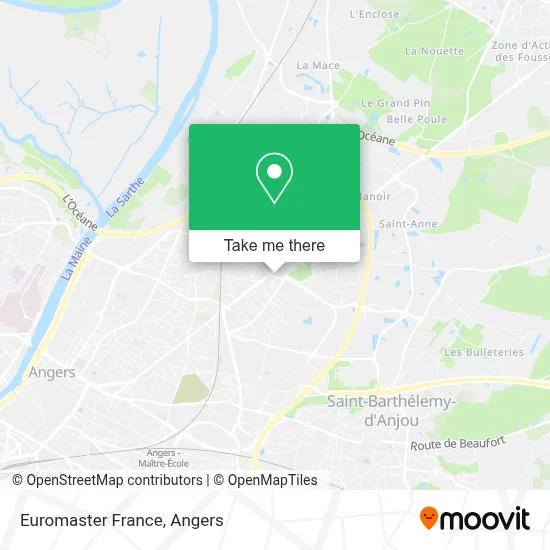 Euromaster France map