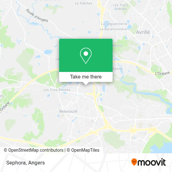 Sephora map