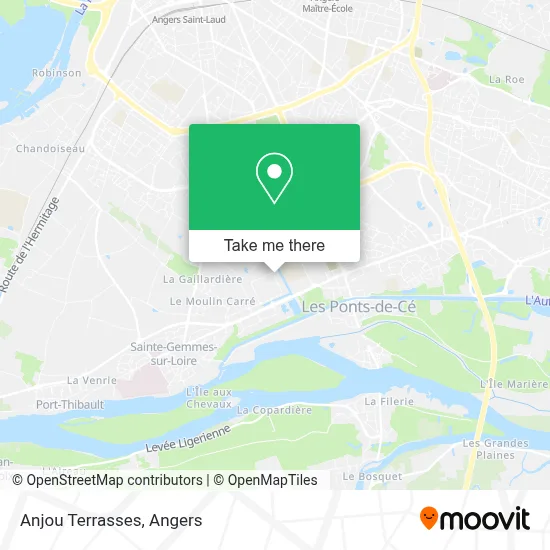Anjou Terrasses map