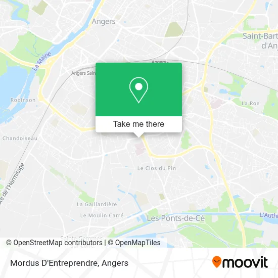 Mordus D'Entreprendre map