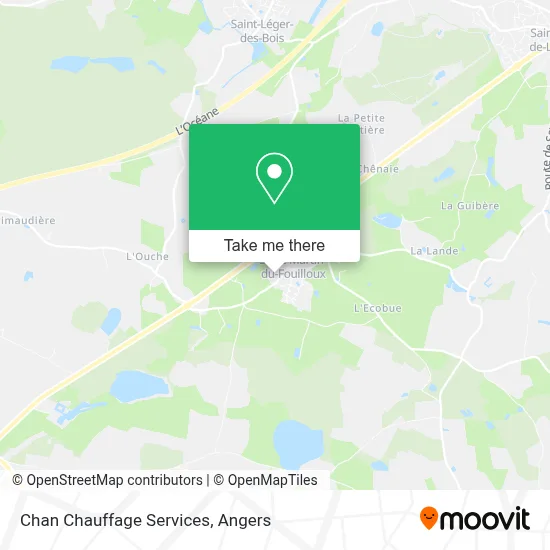 Chan Chauffage Services map