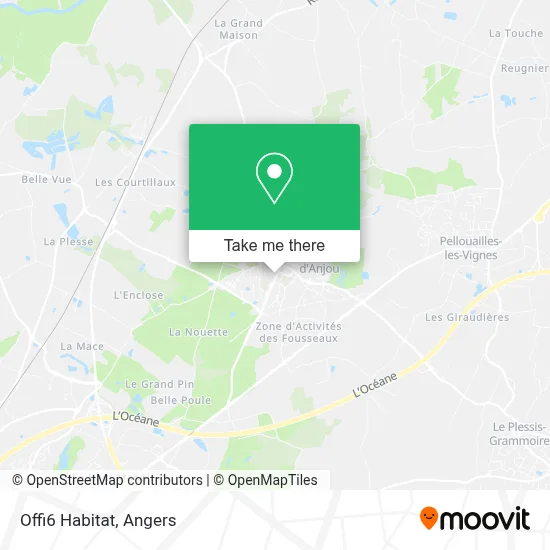 Offi6 Habitat map