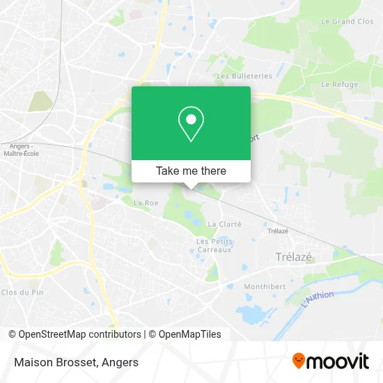 Maison Brosset map