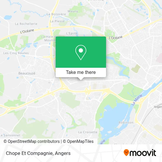 Chope Et Compagnie map
