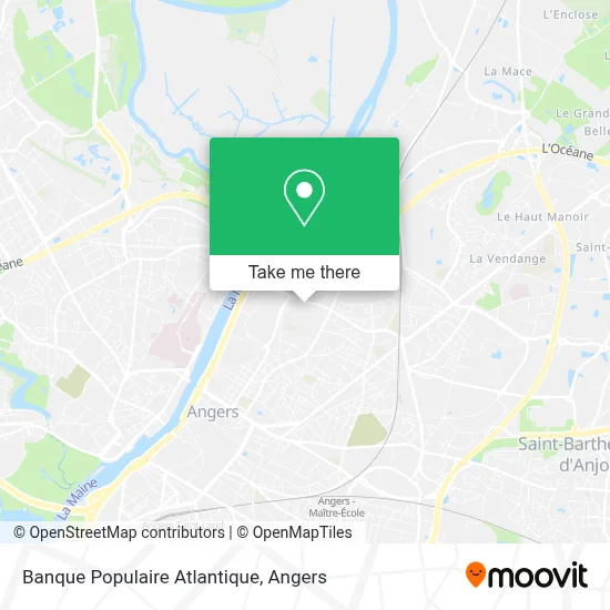 Banque Populaire Atlantique map