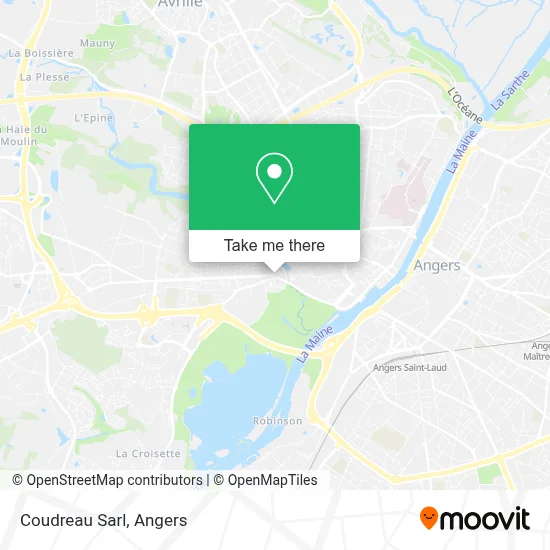 Coudreau Sarl map