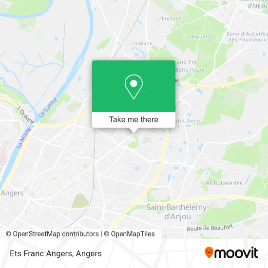 Ets Franc Angers map