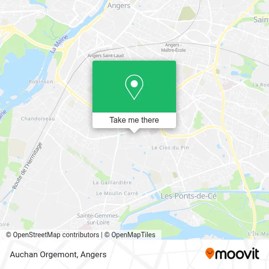 Auchan Orgemont map