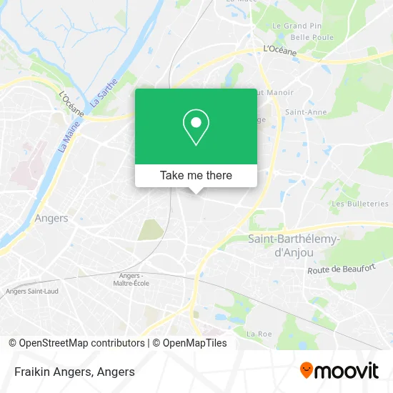 Fraikin Angers map