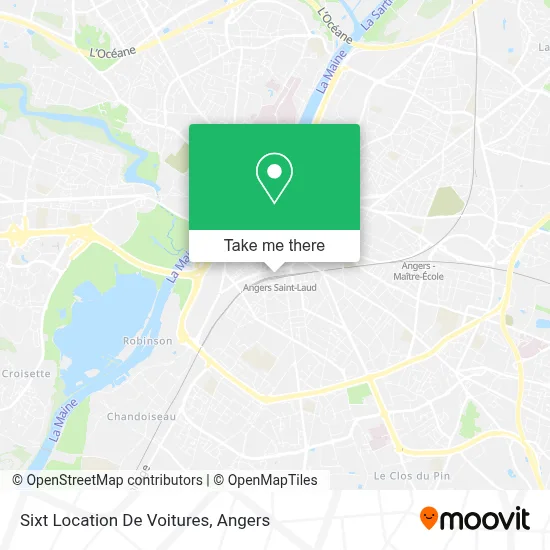 Sixt Location De Voitures map