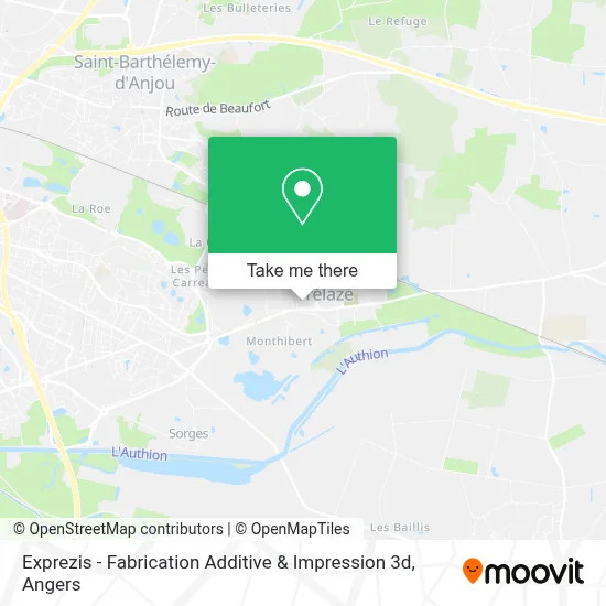 Exprezis - Fabrication Additive & Impression 3d map