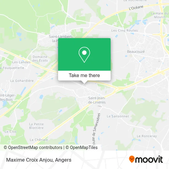 Maxime Croix Anjou map