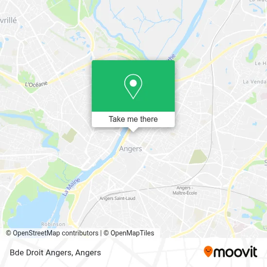 Bde Droit Angers map