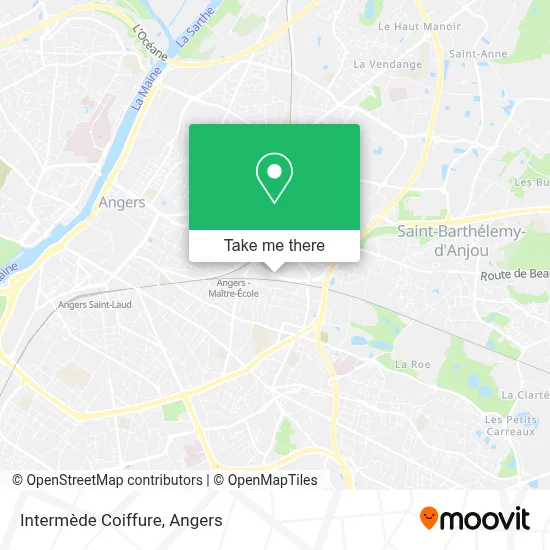 Intermède Coiffure map