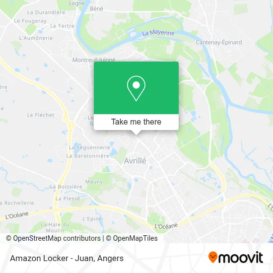 Amazon Locker - Juan map