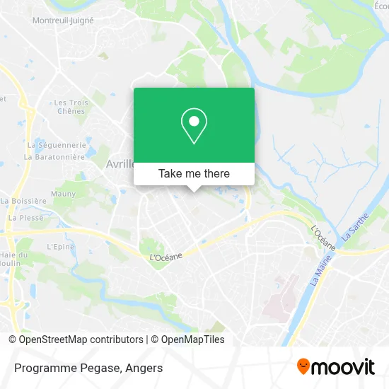 Programme Pegase map