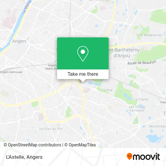 L'Astelle map