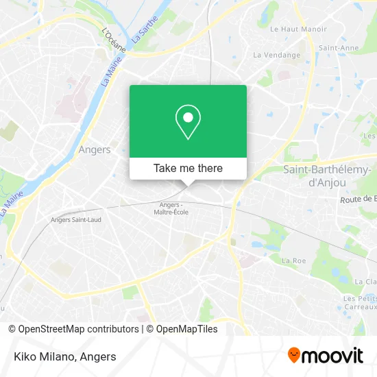 Kiko Milano map