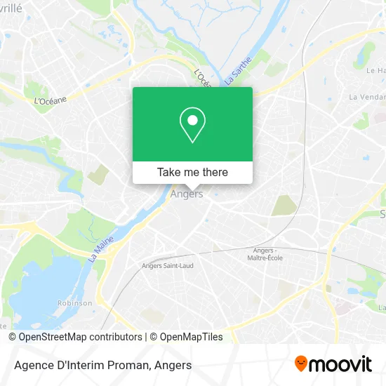 Agence D'Interim Proman map