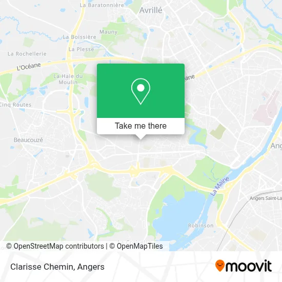 Clarisse Chemin map