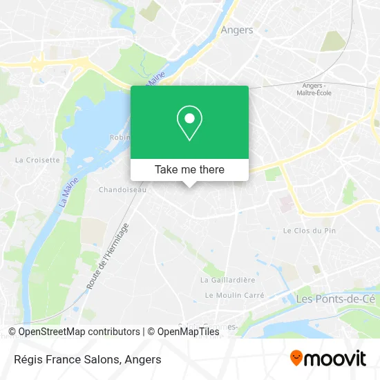 Régis France Salons map