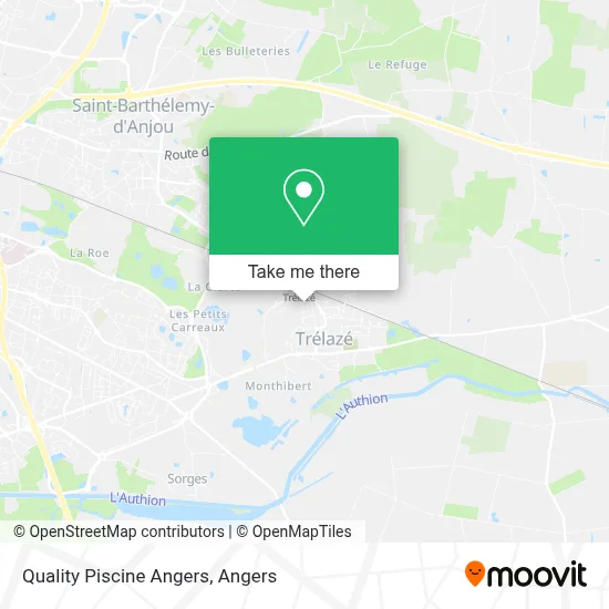 Quality Piscine Angers map