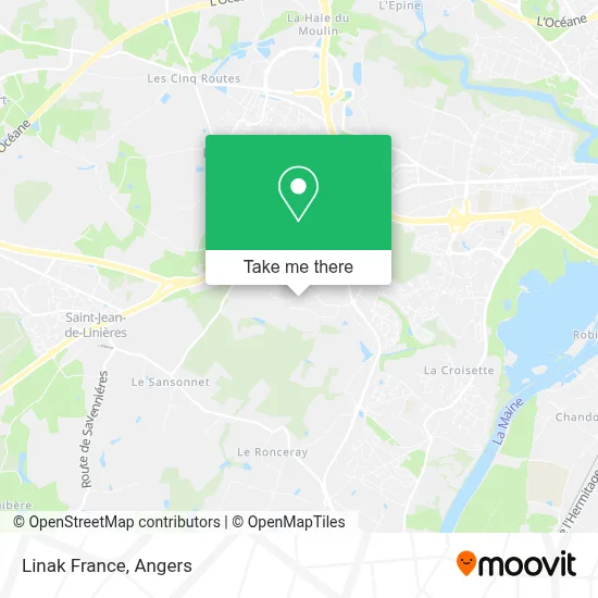 Linak France map