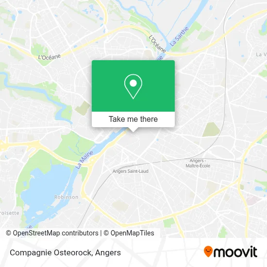 Compagnie Osteorock map