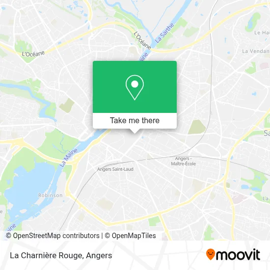 La Charnière Rouge map