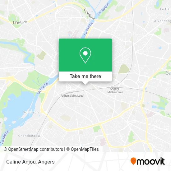 Caline Anjou map