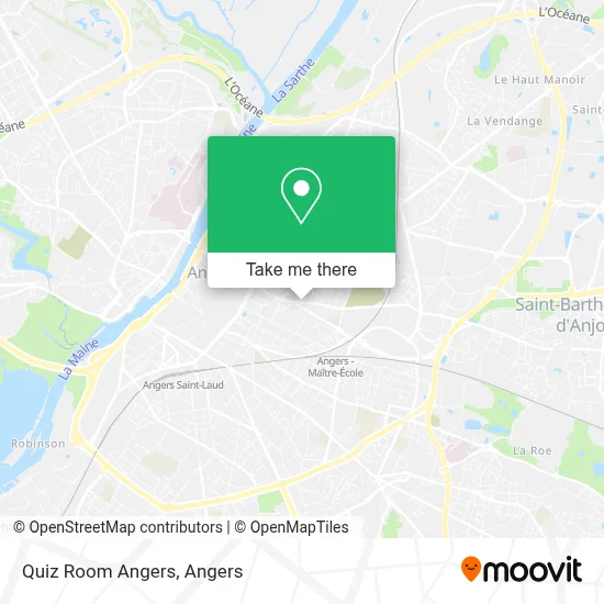 Quiz Room Angers map