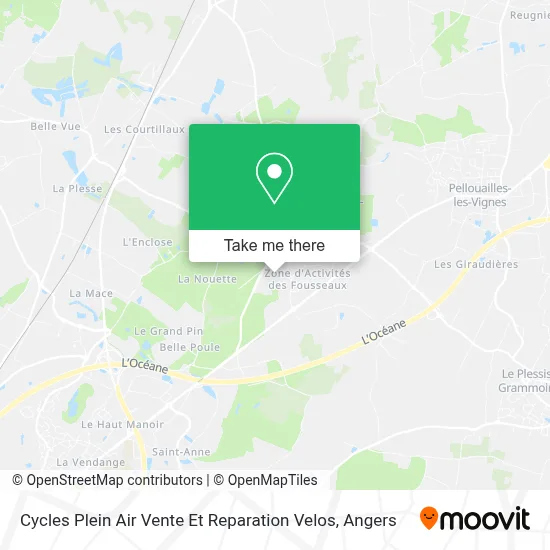 Cycles Plein Air Vente Et Reparation Velos map