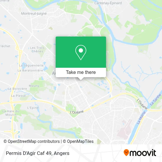 Permis D'Agir Caf 49 map