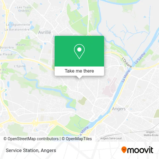 Station Service map