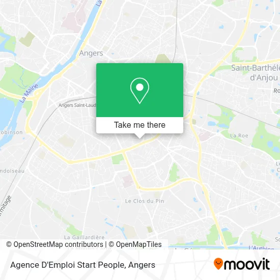 Agence D'Emploi Start People map