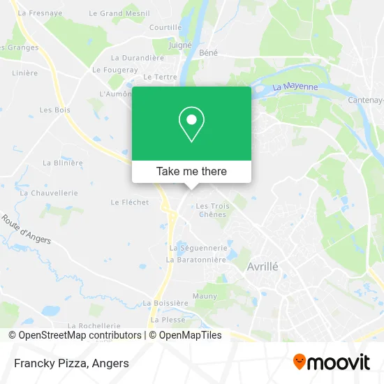 Francky Pizza map