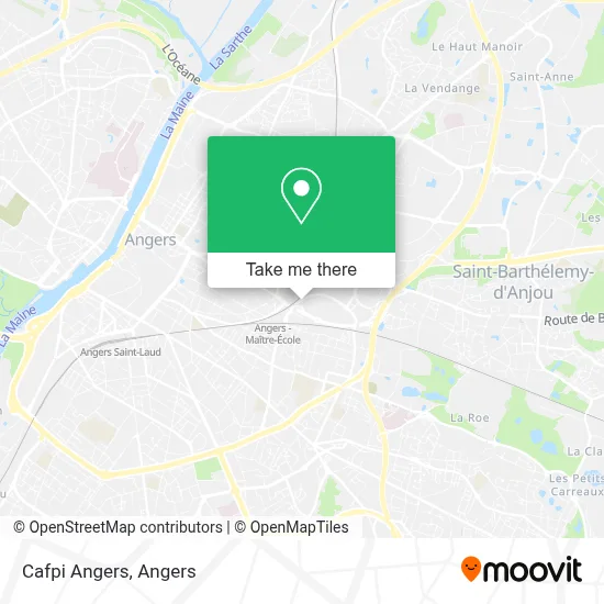 Cafpi Angers map