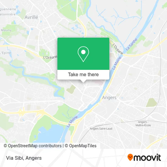 Via Sibi map