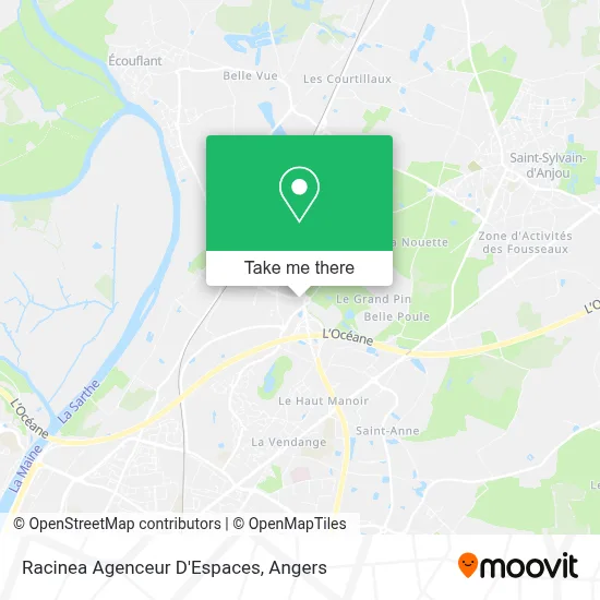 Racinea Agenceur D'Espaces map