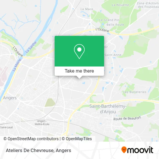 Ateliers De Chevreuse map