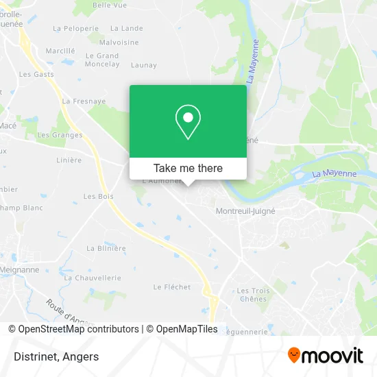 Distrinet map