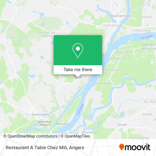 Restaurant A Table Chez Mili map