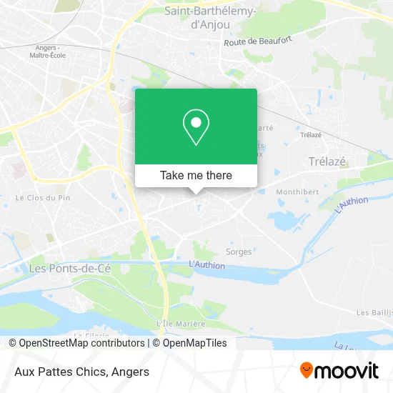 Aux Pattes Chics map