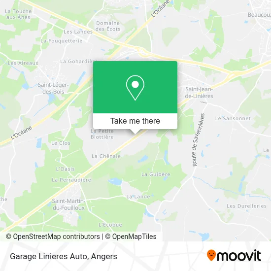 Garage Linieres  Auto map