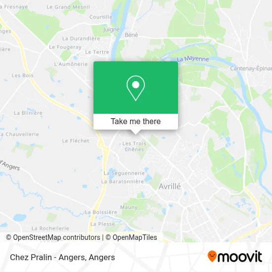 Chez Pralin - Angers map