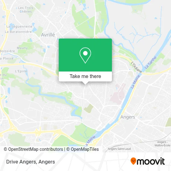 Drive Angers map