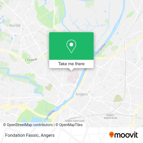 Fondation Fassic map