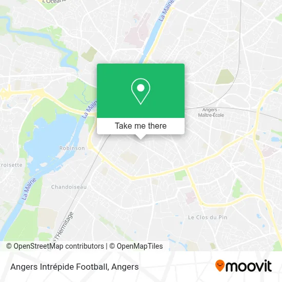 Angers Intrépide Football map