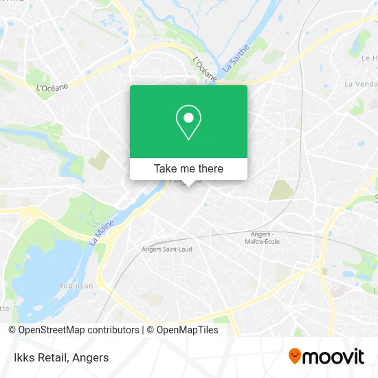 Ikks Retail map