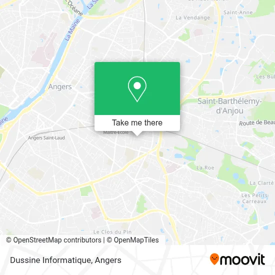 Dussine Informatique map
